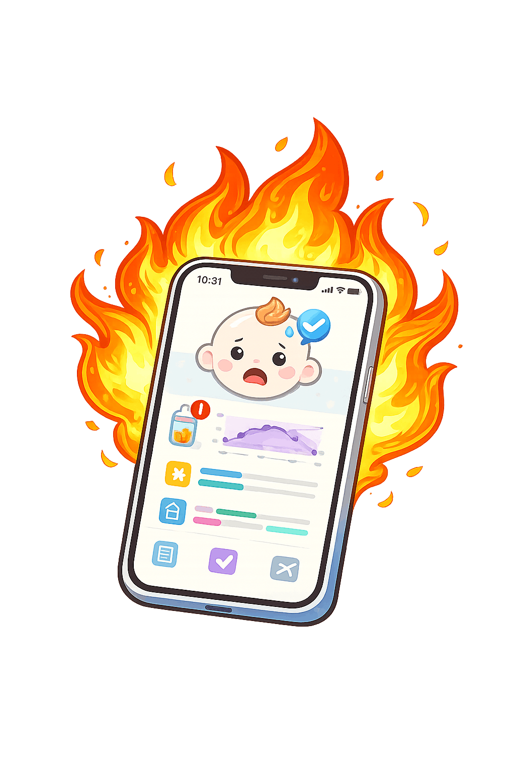 Baby tracking anxiety thumbnail