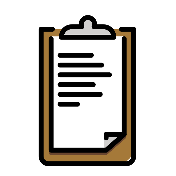 A simple checklist used during shared baby care handovers